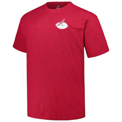 Arizona Cardinals Profile Big & Tall Two-Hit Throwback T-Shirt Cardinal