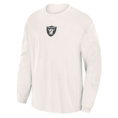 Fanatics Las Vegas Raiders Oversized Type Play Long Sleeve T-Shirt Gray