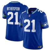Nike Devon Witherspoon Seattle Seahawks Alternate Vapor F.U.S.E. Limited Jersey Royal