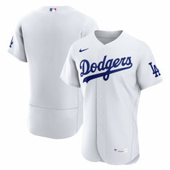 Los Angeles Dodgers Nike Home Authentic Jersey - White - Nike on Sale