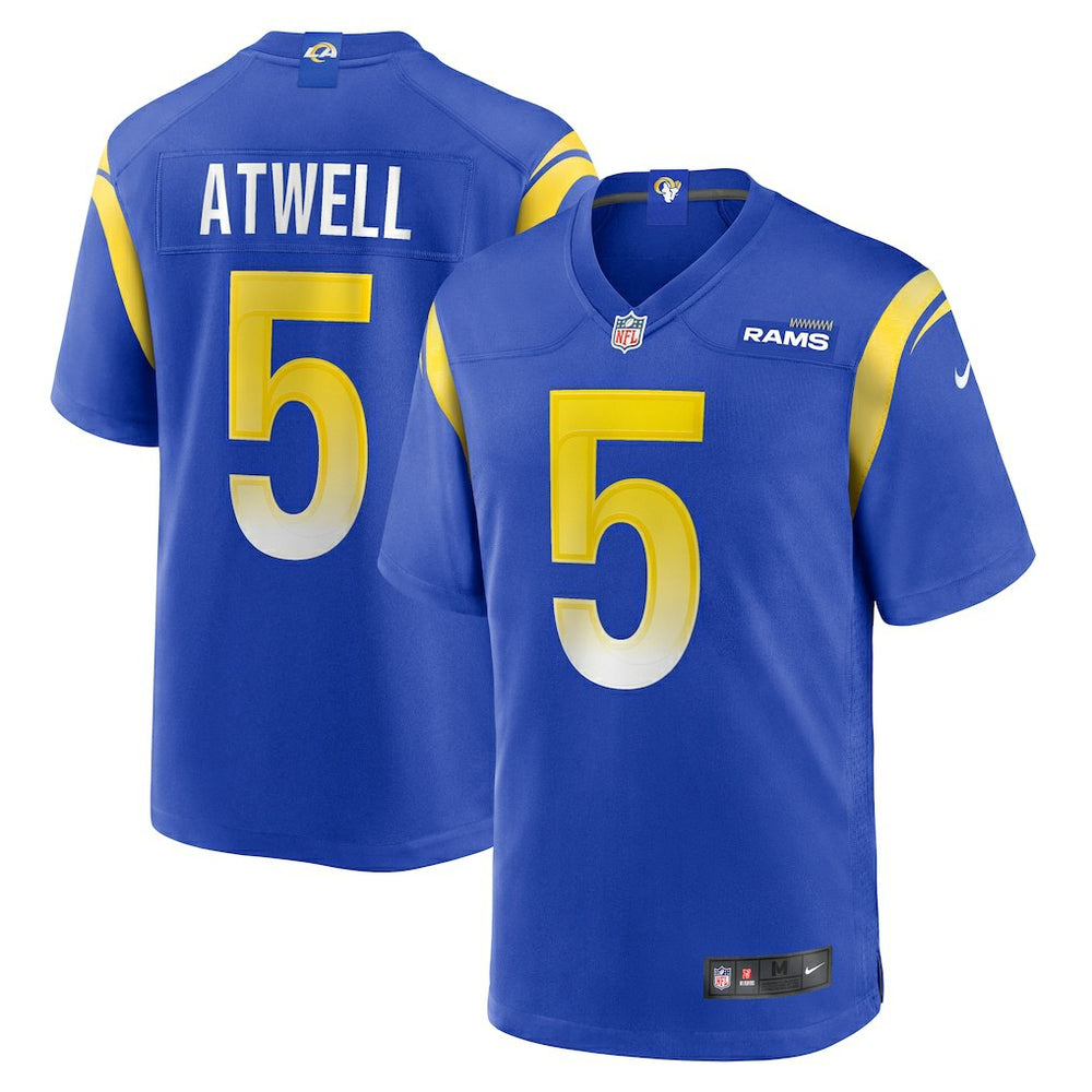 Nike Tutu Atwell Los Angeles Rams Home Game Jersey Royal