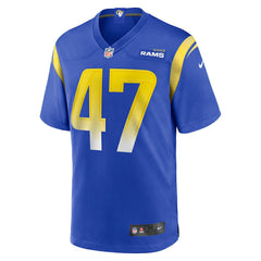 Nike Alex Ward Los Angeles Rams Home Game Jersey Royal