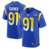 Nike Kobie Turner Los Angeles Rams Home Game Jersey Royal