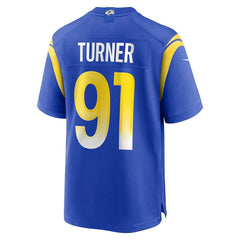 Nike Kobie Turner Los Angeles Rams Home Game Jersey Royal