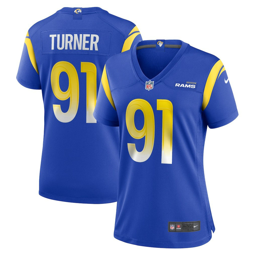 Nike Kobie Turner Los Angeles Rams Women's Home Game Jersey Royal