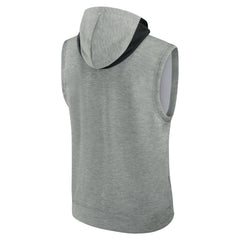 Miami Marlins Nike Authentic Collection Early Work Dri-FIT Sleeveless Hoodie - Heather Gray - Nike Online