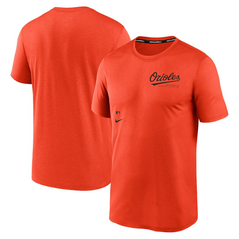 Baltimore Orioles Nike Authentic Collection Early Work Tri-Blend Performance T-Shirt - Orange - Nike on Sale