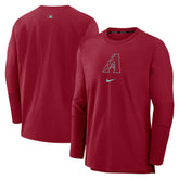 Arizona Diamondbacks Nike Authentic Collection Player Dri-FIT Lightweight Pullover - Red - Nike Discount