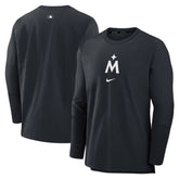Minnesota Twins Nike Authentic Collection Player Dri-FIT Lightweight Pullover - Navy - Nike Sale