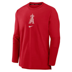 Los Angeles Angels Nike Authentic Collection Player Dri-FIT Lightweight Pullover - Red - Nike Online