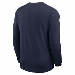 Nike Dallas Cowboys Sideline Coach UV Dri-FIT Long Sleeve Shirt Navy