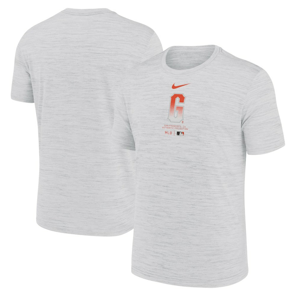 San Francisco Giants Nike City Connect Authentic Collection Practice Velocity Performance T-Shirt - White - Nike Lifestyle