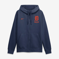Detroit Tigers Nike Primetime Lockup Full-Zip Hoodie - Navy - Nike on Sale