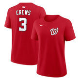 Dylan Crews Washington Nationals Nike Women's Name & Number T-Shirt - Red - Nike Online