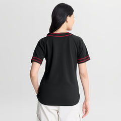 Arizona Diamondbacks Fanatics Women's Diva Race Ahead Raglan V-Neck T-Shirt - Black - Fanatics on Sale