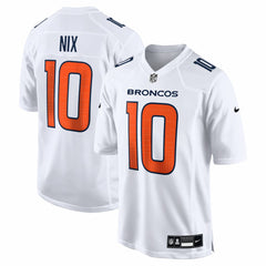 Nike Bo Nix Denver Broncos Tundra Fashion Game Jersey White