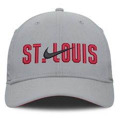 St. Louis Cardinals Nike Primetime Rise Dri-FIT Flex Hat - Gray - Nike on Sale