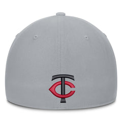 Minnesota Twins Nike Primetime Rise Dri-FIT Flex Hat - Gray - Nike Discount