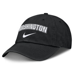Washington Nationals Nike Primetime Club Adjustable Hat - Black - Nike Lifestyle