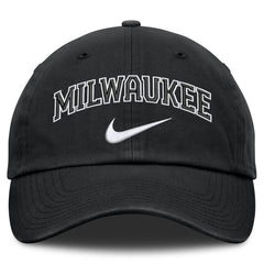 Milwaukee Brewers Nike Primetime Club Adjustable Hat - Black - Nike Lifestyle
