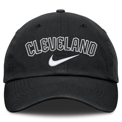 Cleveland Guardians Nike Primetime Club Adjustable Hat - Black - Nike Discount