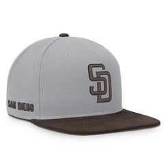 San Diego Padres Nike Primetime Pro Dri-FIT Snapback Hat - Gray/Brown - Nike Lifestyle