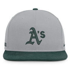 Athletics Nike Primetime Pro Dri-FIT Snapback Hat - Gray/Green - Nike Online