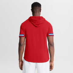 Philadelphia Phillies Fanatics Optimal Play Hooded T-Shirt - Red - Fanatics Lifestyle
