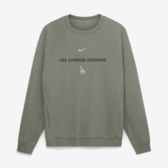 Los Angeles Dodgers Nike Statement Primary Raglan Dri-FIT Sweatshirt - Olive - Nike Discount