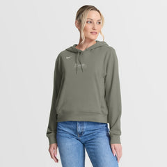 Atlanta Braves Nike Women's One Tri-Blend Dri-FIT Hoodie - Olive - Nike Discount