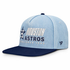 Houston Astros Fanatics Twinbill Snapback Hat - Denim - Fanatics Discount