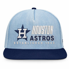 Houston Astros Fanatics Twinbill Snapback Hat - Denim - Fanatics Discount