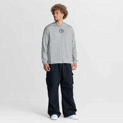 Fanatics Pittsburgh Steelers Oversized Type Play Long Sleeve T-Shirt Gray