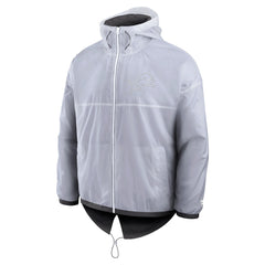 Fanatics Detroit Lions Type Play Down Full-Zip Jacket White
