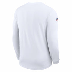 Nike Dallas Cowboys Sideline Coach UV Dri-FIT Long Sleeve Shirt White