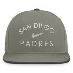 San Diego Padres Nike Pro Dri-FIT Snapback Hat - Olive - Nike on Sale