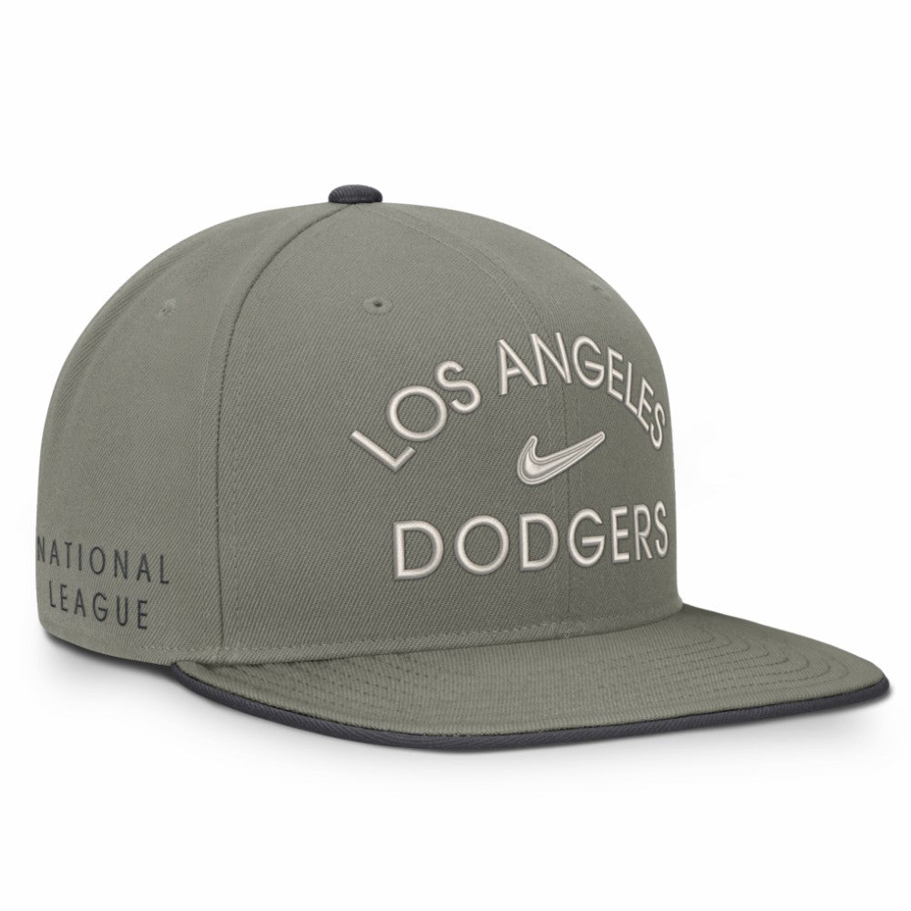 Los Angeles Dodgers Nike Pro Dri-FIT Snapback Hat - Olive - Nike on Sale