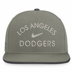 Los Angeles Dodgers Nike Pro Dri-FIT Snapback Hat - Olive - Nike on Sale