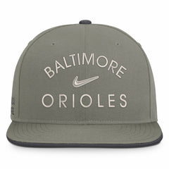 Baltimore Orioles Nike Pro Dri-FIT Snapback Hat - Olive - Nike Online