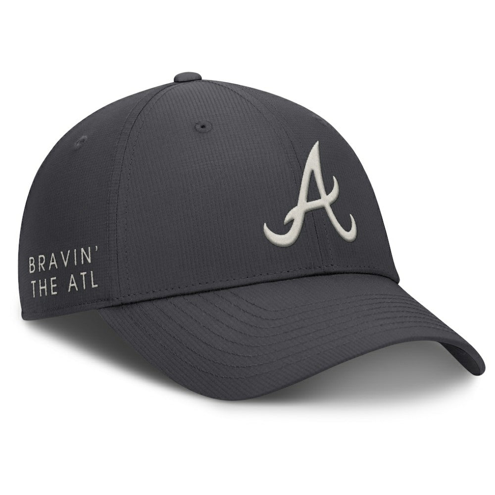 Atlanta Braves Nike Club Dri-FIT Adjustable Hat - Anthracite - Nike Sale