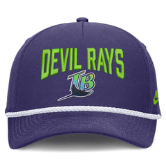 Tampa Bay Rays Nike Cooperstown Rise Adjustable Hat - Purple - Nike Discount