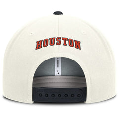 Houston Astros Nike Cooperstown Pro Dri-FIT Snapback Hat - Cream/Navy - Nike Sale