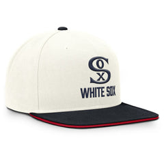 Chicago White Sox Nike Cooperstown Pro Dri-FIT Snapback Hat - Cream/Navy - Nike Discount
