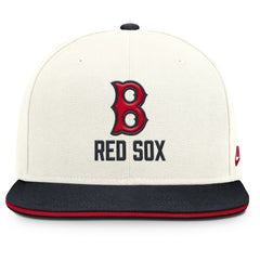 Boston Red Sox Nike Cooperstown Pro Dri-FIT Snapback Hat - Cream/Navy - Nike Discount