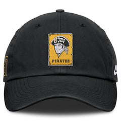 Pittsburgh Pirates Nike Cooperstown Club Adjustable Hat - Black - Nike Lifestyle