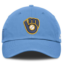 Milwaukee Brewers Nike Cooperstown Club Adjustable Hat - Light Blue - Nike Sale