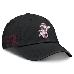 Cincinnati Reds Nike Cooperstown Club Adjustable Hat - Black - Nike on Sale