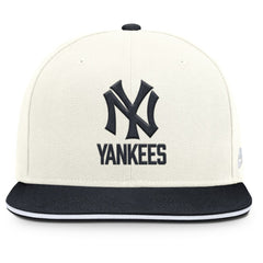 New York Yankees Nike Cooperstown Pro Dri-FIT Snapback Hat - Cream/Navy - Nike Lifestyle