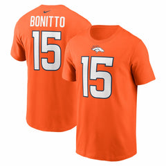 Nike Nik Bonitto Denver Broncos Player Name & Number T-Shirt Orange