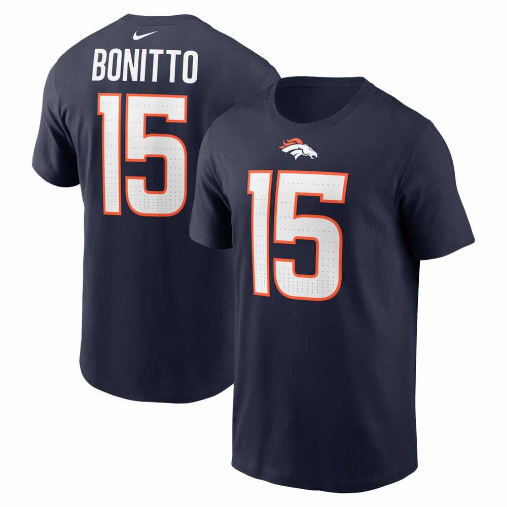 Nike Nik Bonitto Denver Broncos Player Name & Number T-Shirt Navy